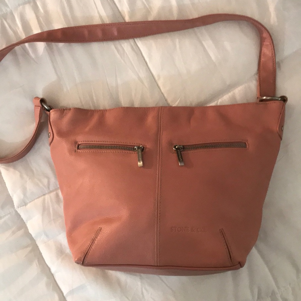Stone & Co dusty pink shoulder/ crossbody bag